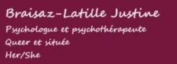 Justine Braisaz-Latille, psychologue et psychothérapeute à Marcilloles, Grenoble, et en visio